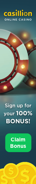 Sign up for your 100% Bonus at Casillion Casino